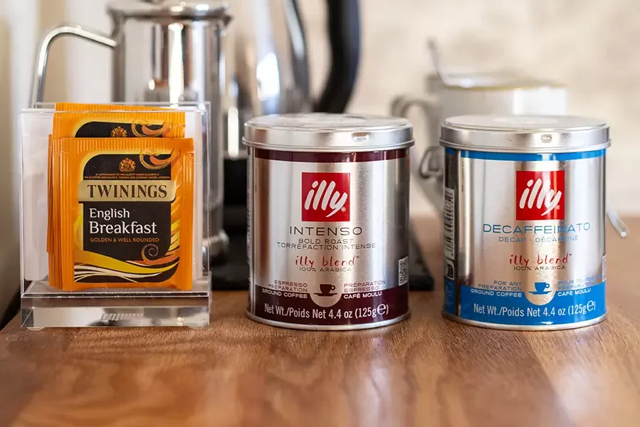 Teas and Coffees in The White Hart Rooms