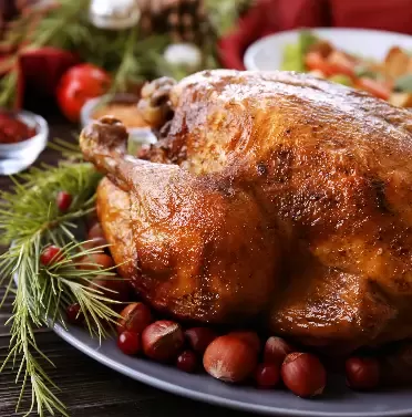 Christmas turkey from The White Hart